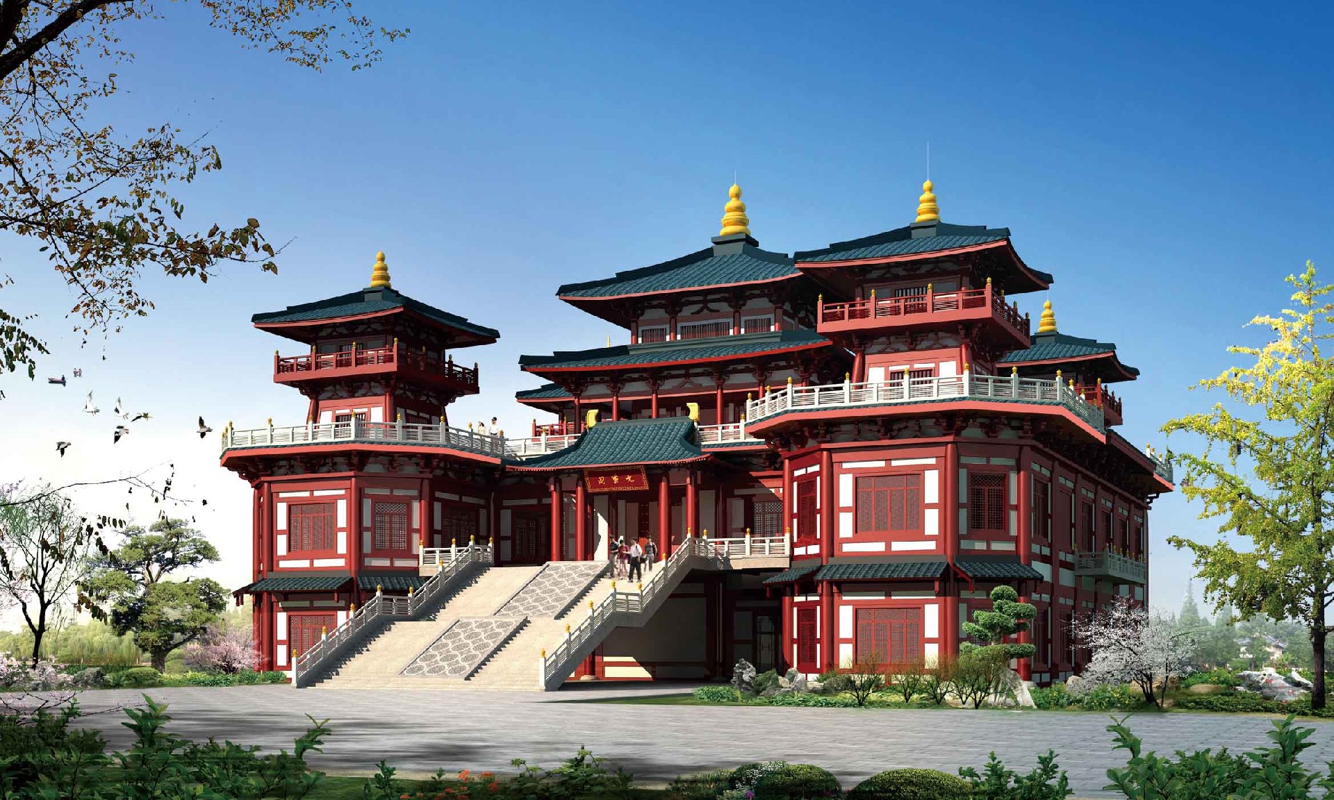 重庆市永川区兴龙湖九紫阁