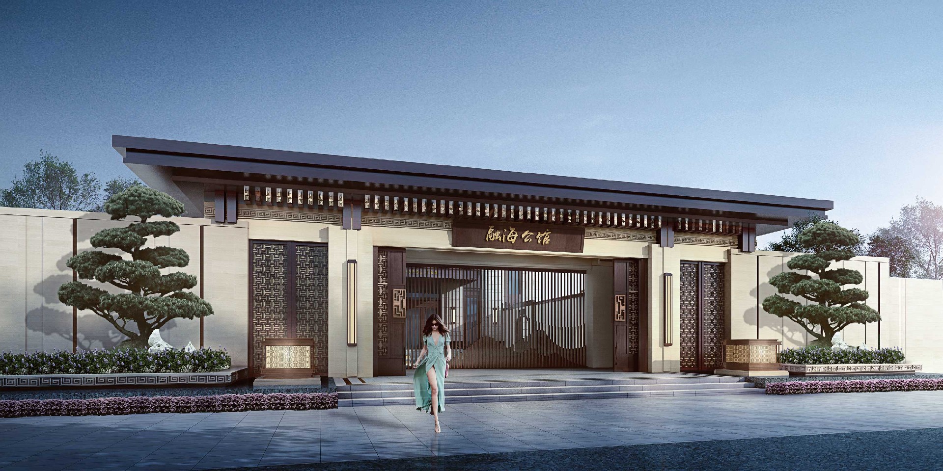 融海公馆示范区景观